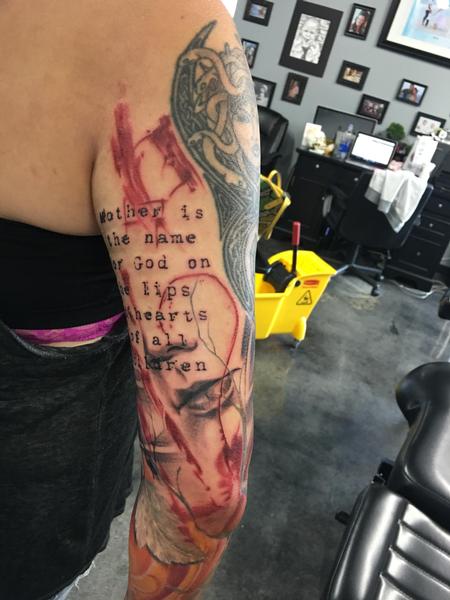 Tattoos - Trash polka lips - 119136