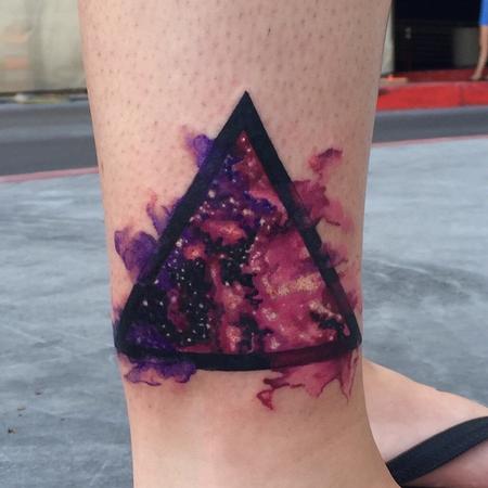 Tattoos - Watercolor galaxy  - 134179