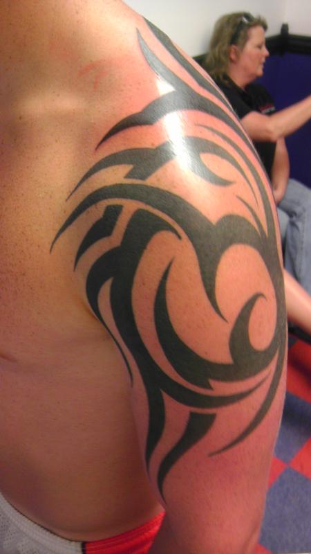 Tattoos - tribal 1/4 sleeve - 85680