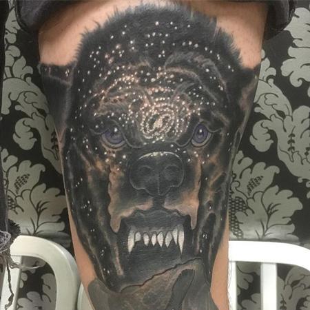 Tattoos - Galaxy wolf tattoo - 132782