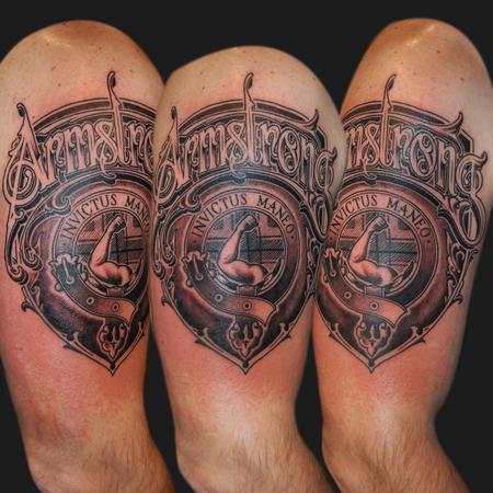 Tattoos - Armstrong Shield - 101672