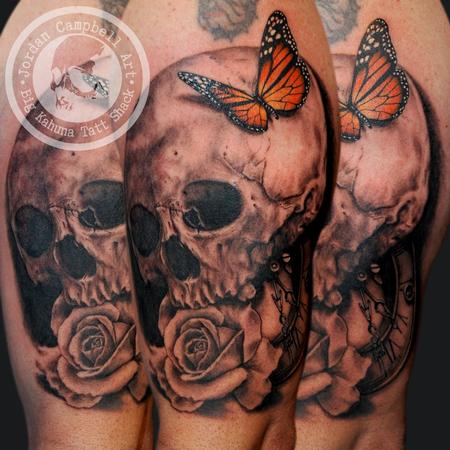 Tattoos - Monarch Skull - 101986