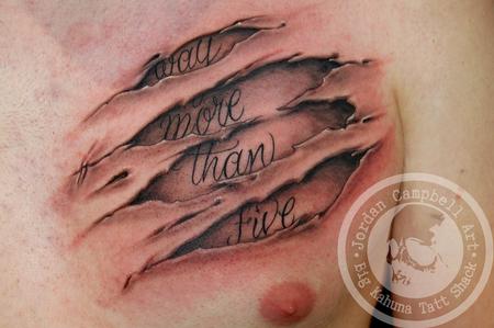 Tattoos - Ripped skin - 98993