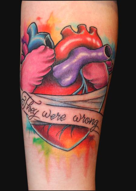 Tattoos - bandaged heart - 95059