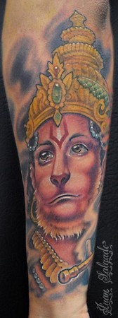 Tattoos - hanuman tattoo - 35511