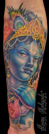 Tattoos - krishna tattoo - 35510