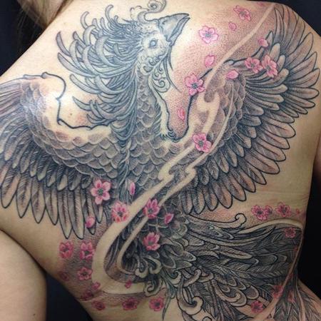 Tattoos - Phoenix Backpiece - 132005