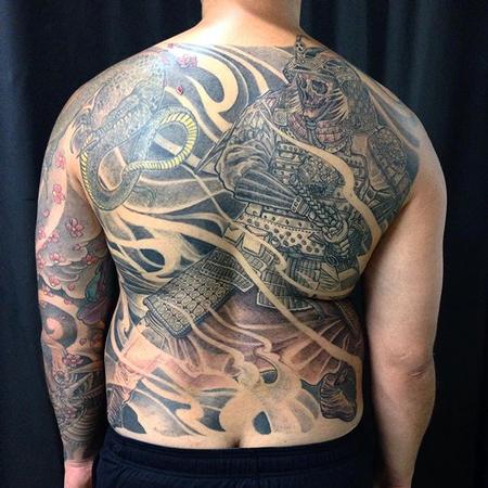 Tattoos - Undead Samurai Backpiece - 132009