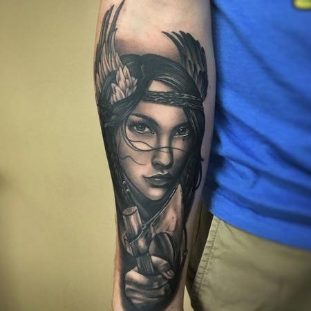 Tattoos - Viking Woman - 129290
