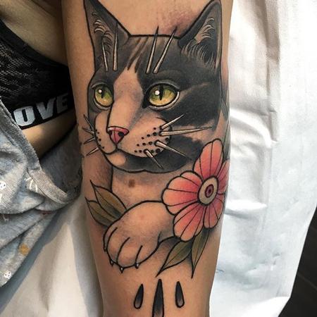 Tattoos - Cat portrait  - 133083