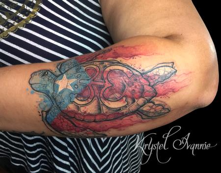Tattoos - Carey Sea Turtle - 129654