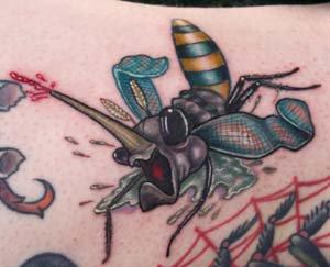 Tattoos - Squish Mosquito  - 64547