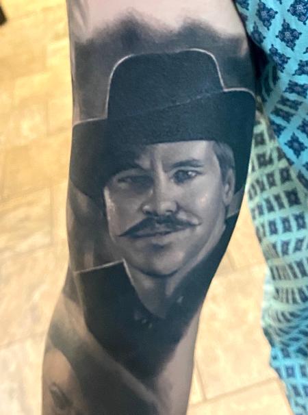 Lefty Colbert - Doc Holliday tattoo