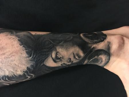 Lefty Colbert - Portrait Tattoo