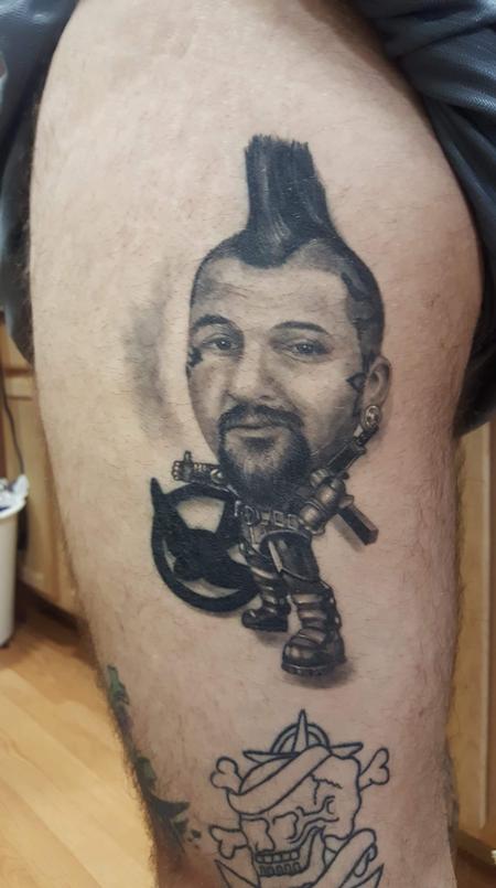 Lefty Colbert - Clint Cummings Portrait Tattoo