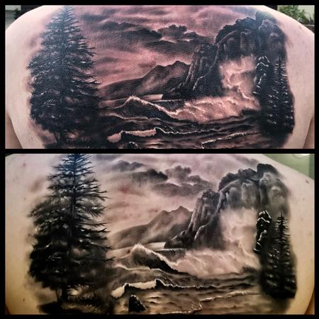 Tattoos - Landscape Tattoo - 138639