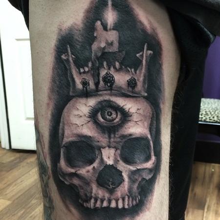Tattoos - Skull Candle - 138667