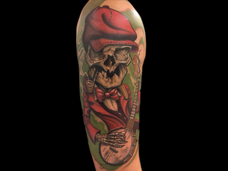 Tattoos - Banjo Skull - 140678