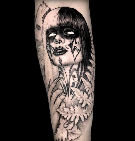 Tattoos - Lady of the Leaves - 142362