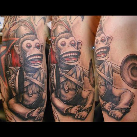 Tattoos - exploding monkey - 85884