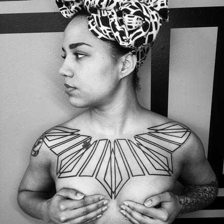 Tattoos - Blackwork Chest Piece  - 125443