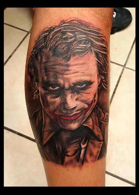Tattoos - Joker Portrait Tattoo - 115163