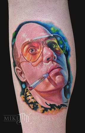 Johnny Depp Tattoo by Mike DeVries : Tattoos