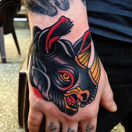 black rhino tattoo Tattoo Design