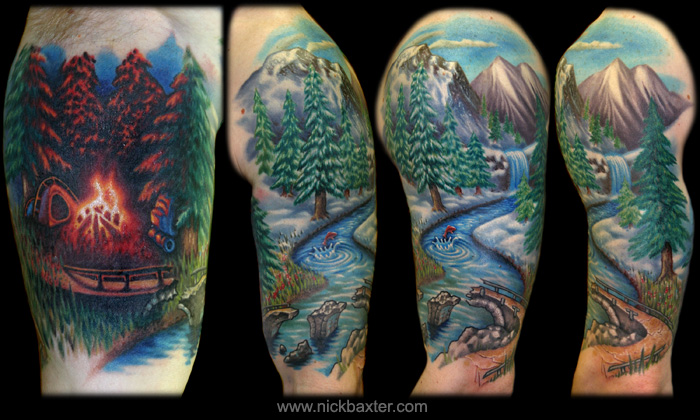 Paradise Artist Retreat : Tattoos : Realistic : Beauty Of Nature