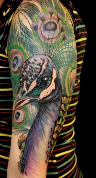 Tattoos - Peacock - 59114
