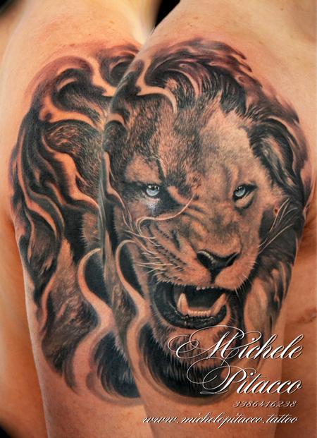 Tattoos - Lion - 128053