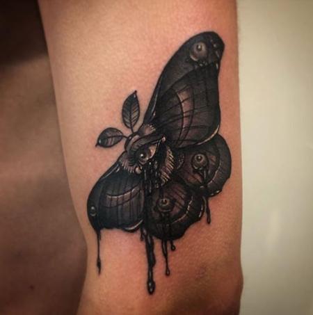 Al Perez - Moth with Eye Tattoo