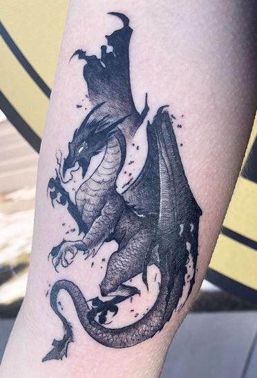 Tori Loke - Ashes Bardole Dragon Tattoo