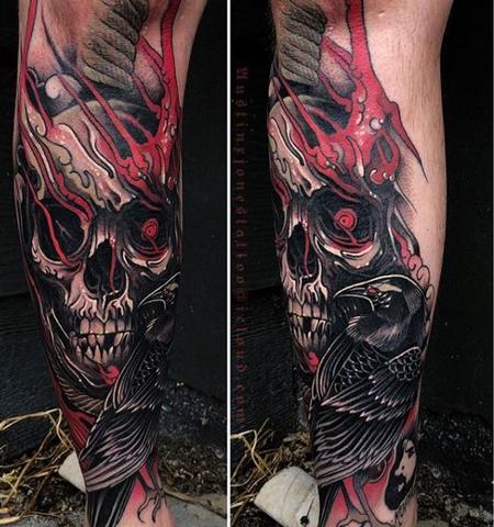 Austin Jones - Austin Jones Skull and Raven