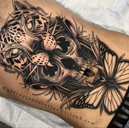 Austin Jones - Austin Jones Leopard skull butterfly