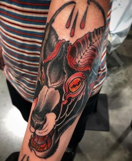 Billy Williams - Billy Williams Demon Goat Tattoo