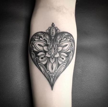 Tattoos - Mandala Heart - 138813