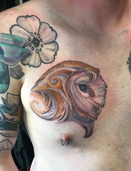 Tattoos - Jesse Carlton barn owl - 138887