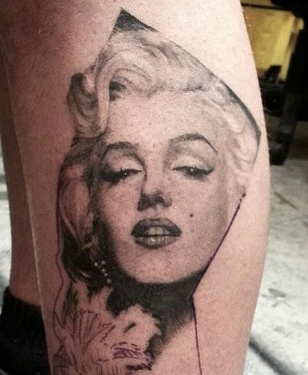 Shawn Monaco - Marilyn Monroe Portrait Tattoo