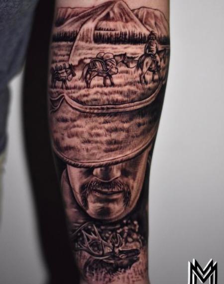 Tattoos - Matt Morrison Cowboy - 142716