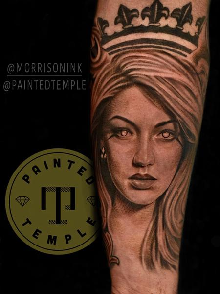 Tattoos - Matt Morrison Queen Portrait - 142134