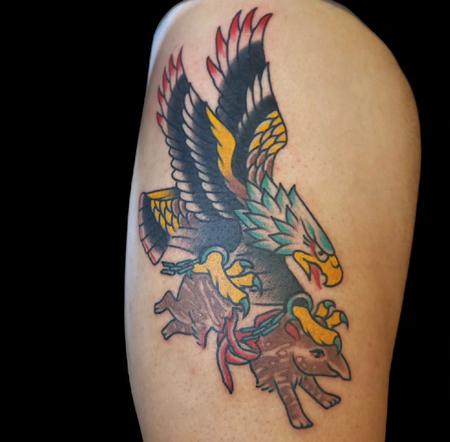 Tattoos - Traditional eagle - 145768