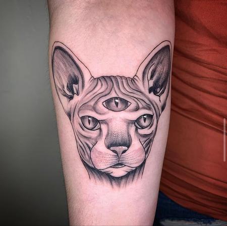 Tattoos - Spynx Cat Minds Eye - 142875