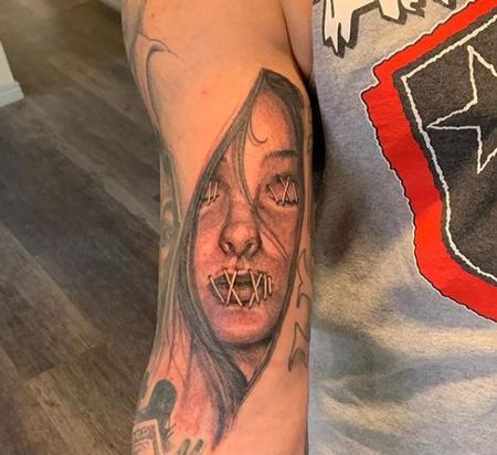 Tattoos - Jesse Carlton Sewn Up Lady - 140451