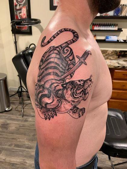 Tattoos - Jesse Carlton Tiger - 140640