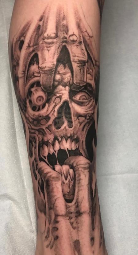 Buy Evil Skull Tattoo Online In India  Etsy India
