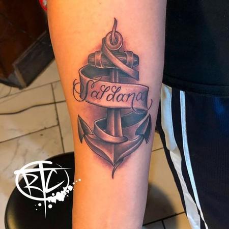 Tattoos - Ryan Cumberledge Anchor - 139861