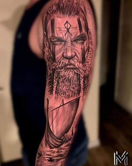 Matt Morrison - Matt Morrison Viking Portrait and Ship Sleeve