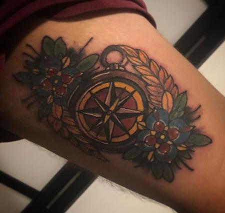 Al Perez - Compass Tattoo