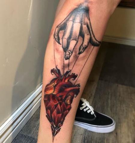 Tattoos - Billy Williams Heart and Hand - 139863